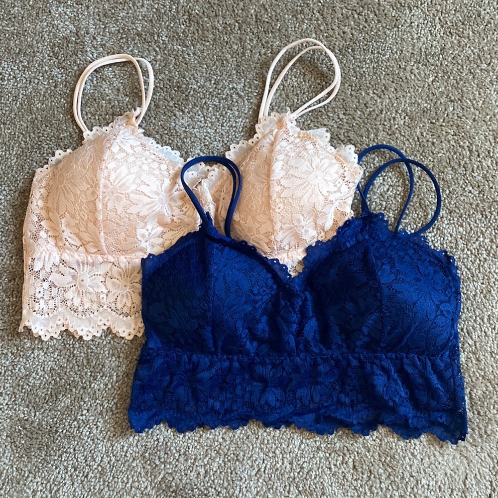 Lacy Bralette, set of 2